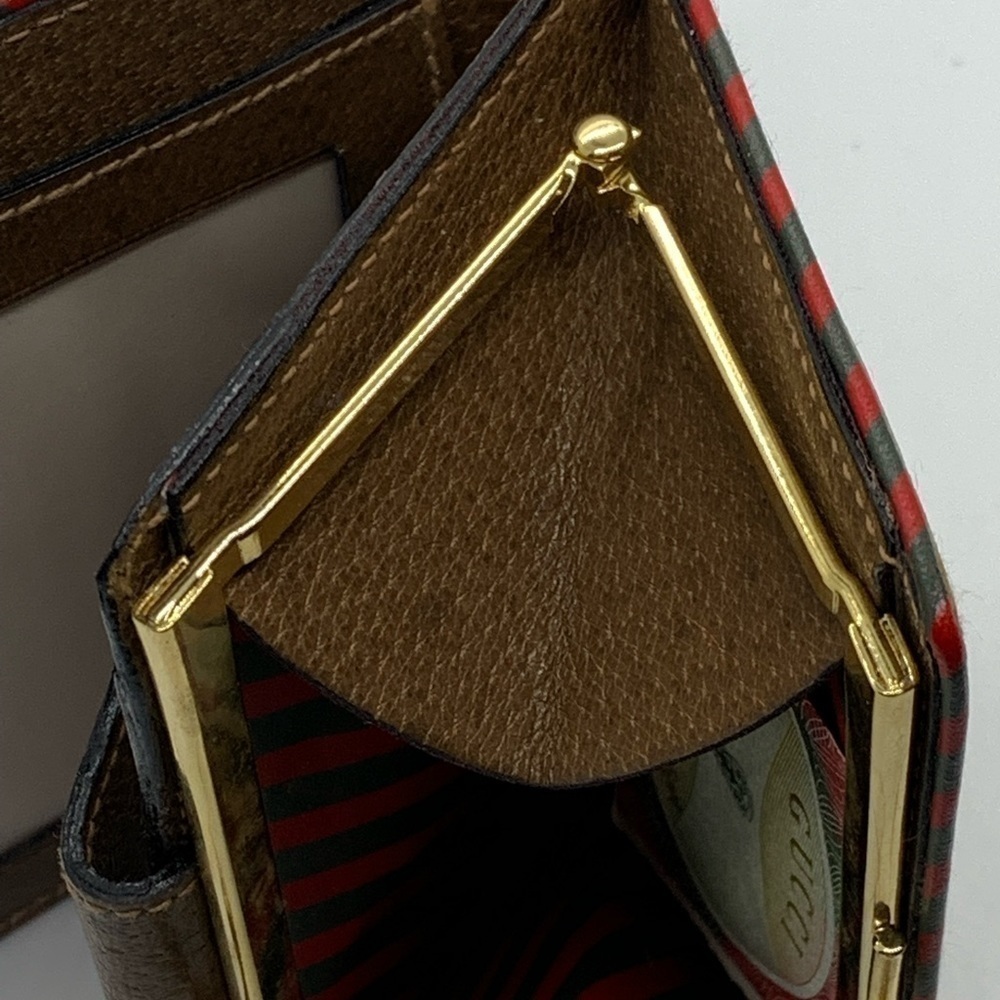 Vintage~ Gucci Wallet ~ GG Authentic  Womens​​​​​​​​​​​​​​​​​​​​​​​​​​ - Picture 8 of 10